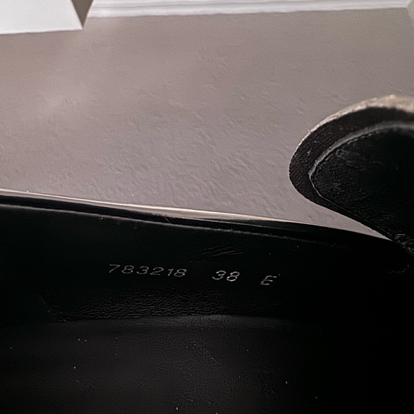 Alexander McQueen - New Sz 38(8) dark brown oxfords w/metal logo - Picture 4 of 6